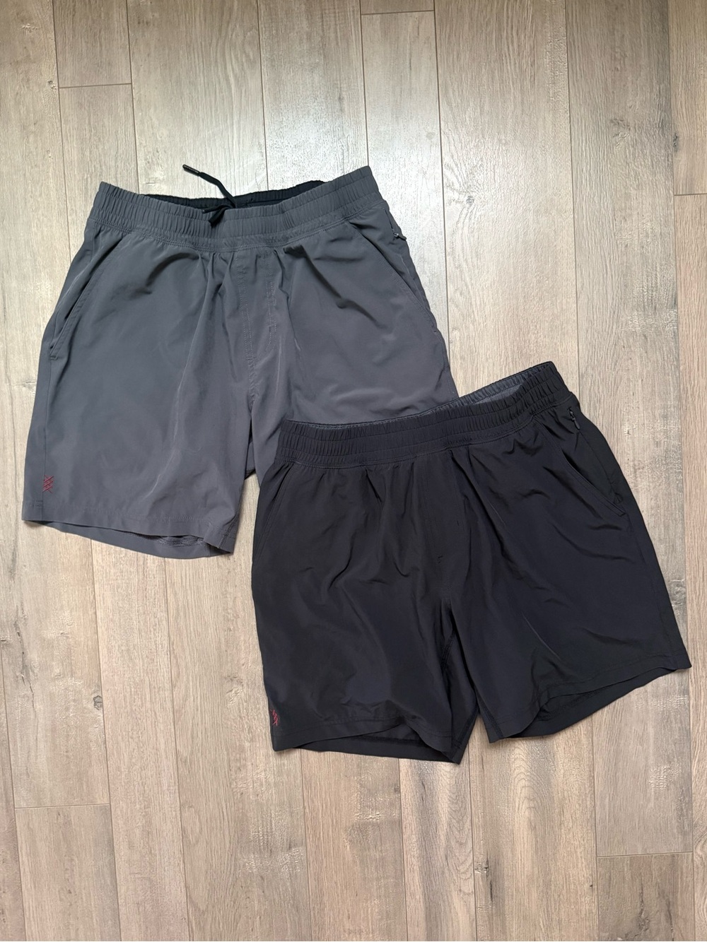 Rhône Black and Grey Lined Shorts Bundle